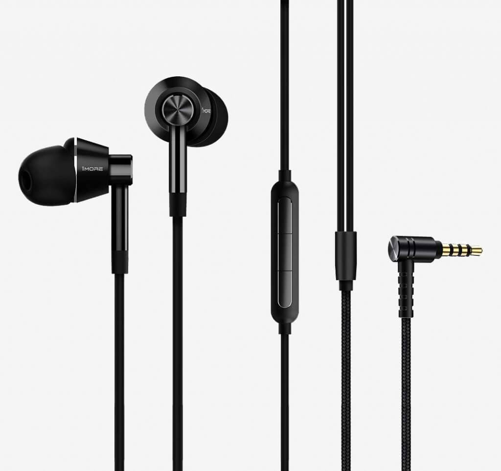 1MORE Dual-Driver Earbuds with microphone