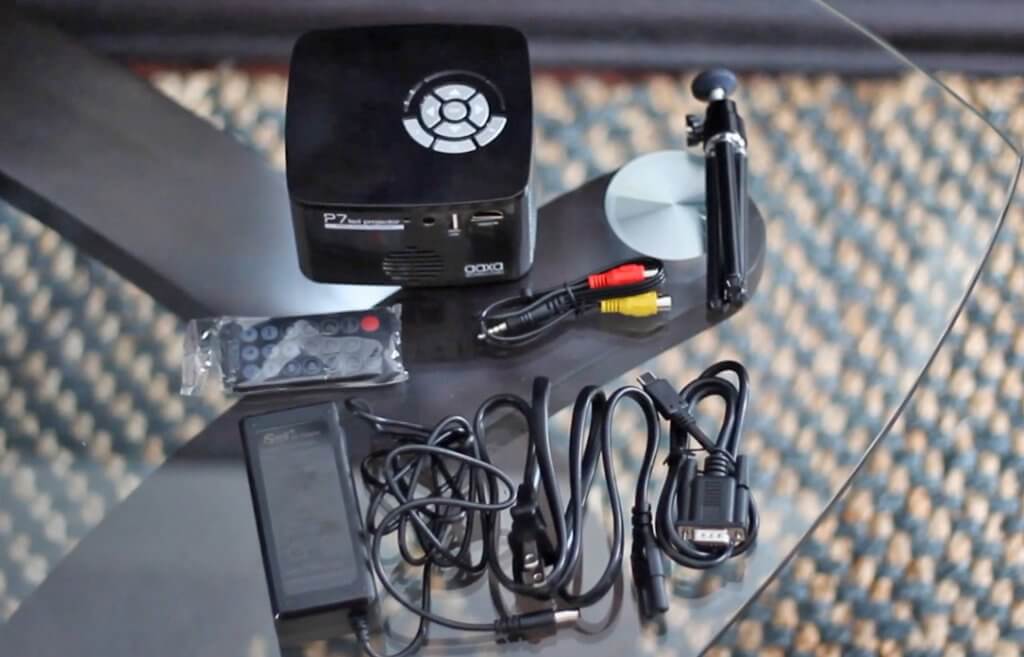 AAXA P7 Mini Projector unboxed