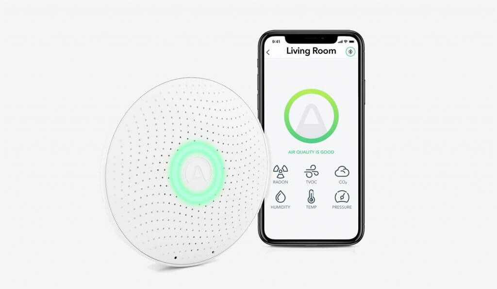 Airthings Wave Plus Indoor Air Quality Monitor
