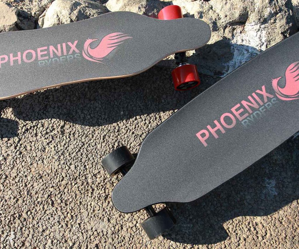 ALOUETTE Phoenix Ryders Electric Longboard on the street