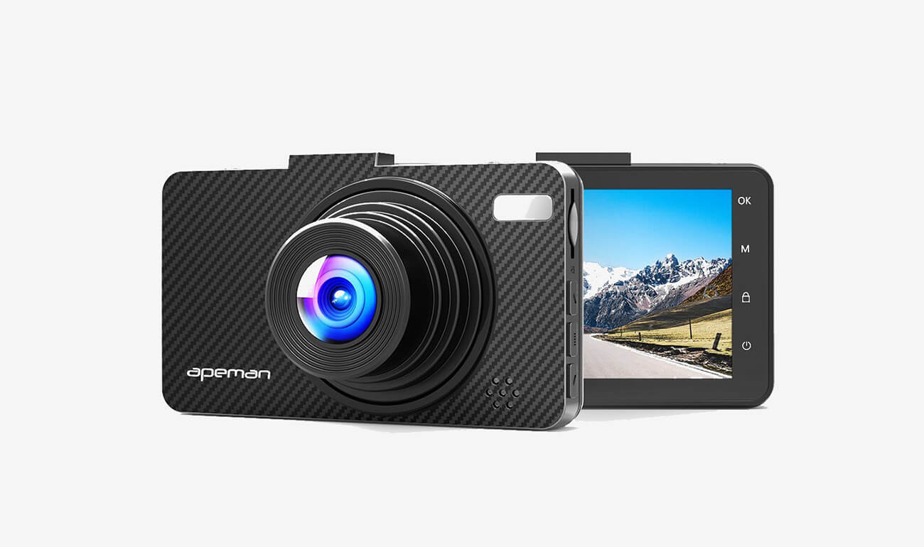 APEMAN C450 Series A Dash Cam display