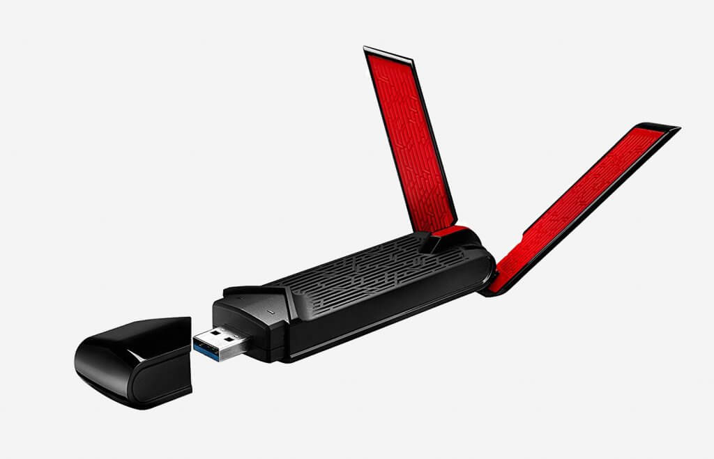 Asus USB-AC68 Dual-Band AC1900 USB 3.0 WiFi Wireless Adapter cap