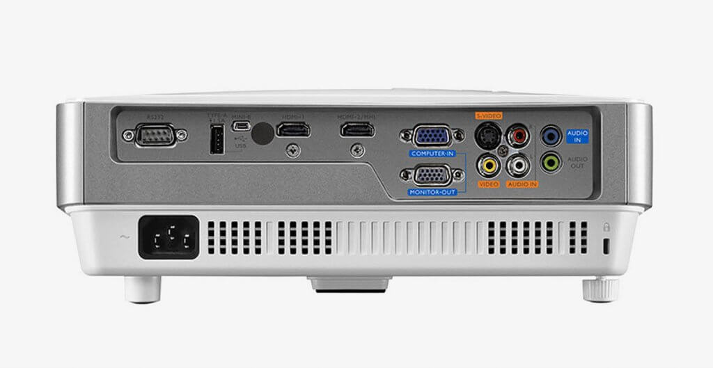 Back of the BenQ MW632ST