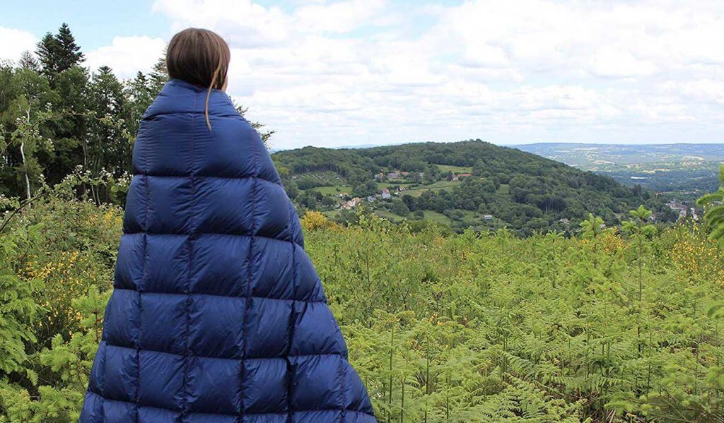 Camping Blanket on a hiking trip