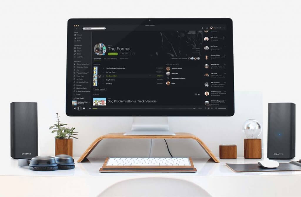 Computer Speakers on a Mac