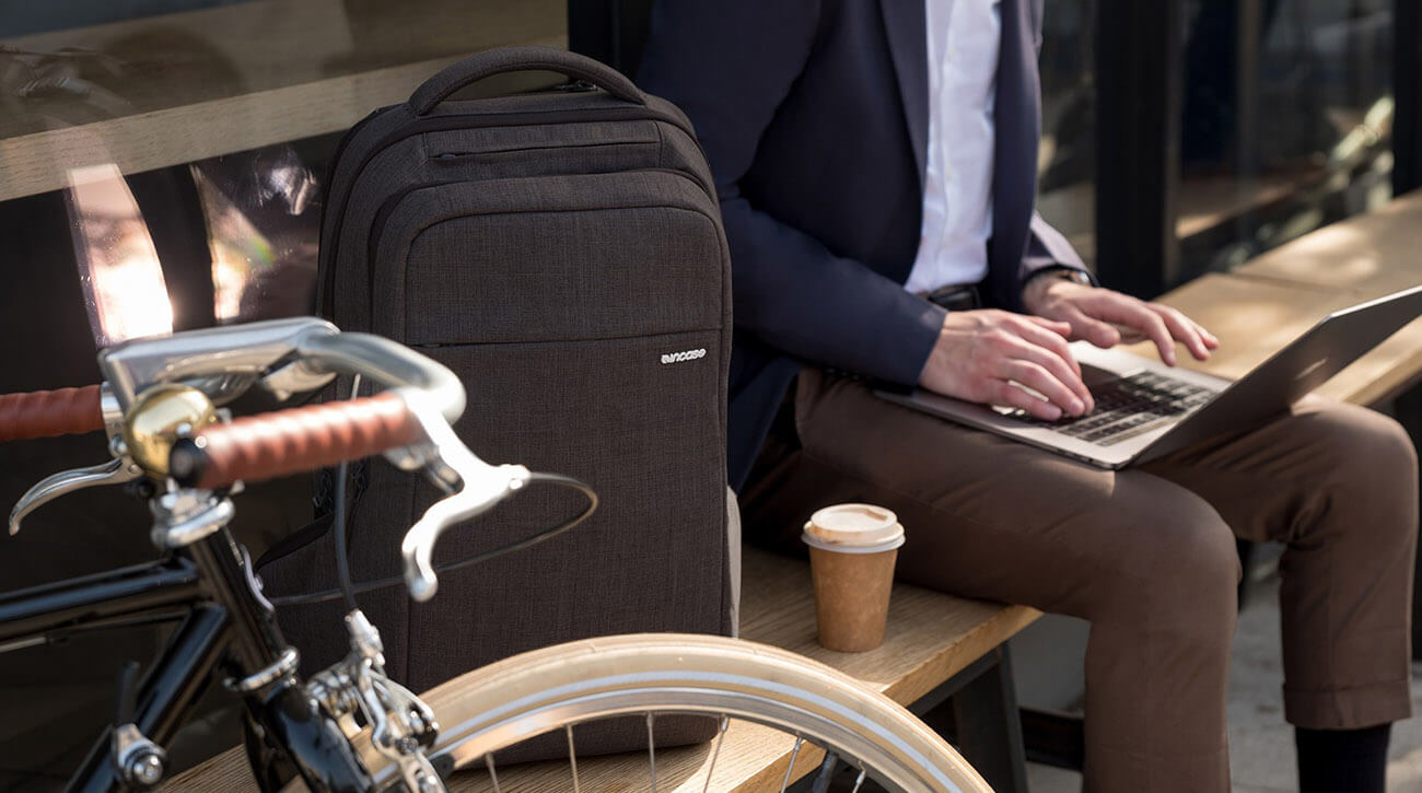 Cycling Backpack and bike