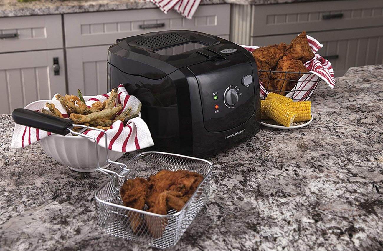 Hamilton Beach deep fryer in the kitchen