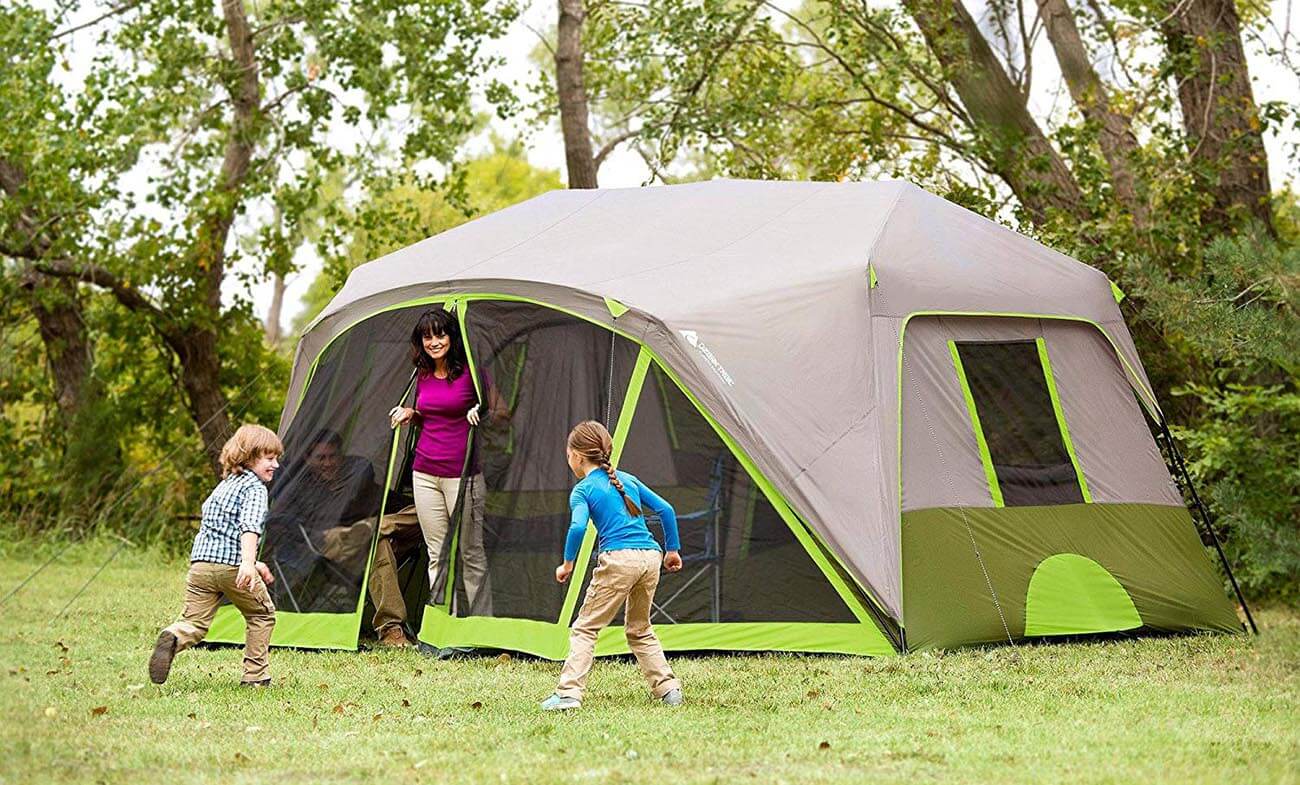 A Family Tent used on a weekend camping trip
