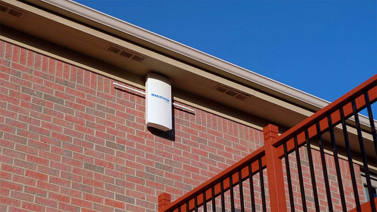 Indoor TV Antenna on wall