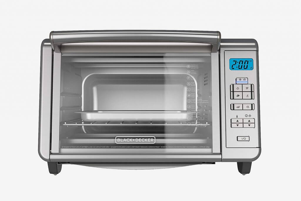 BLACK+DECKER B00QNUBM12 6-Slice Digital Convection Countertop Toaster Oven