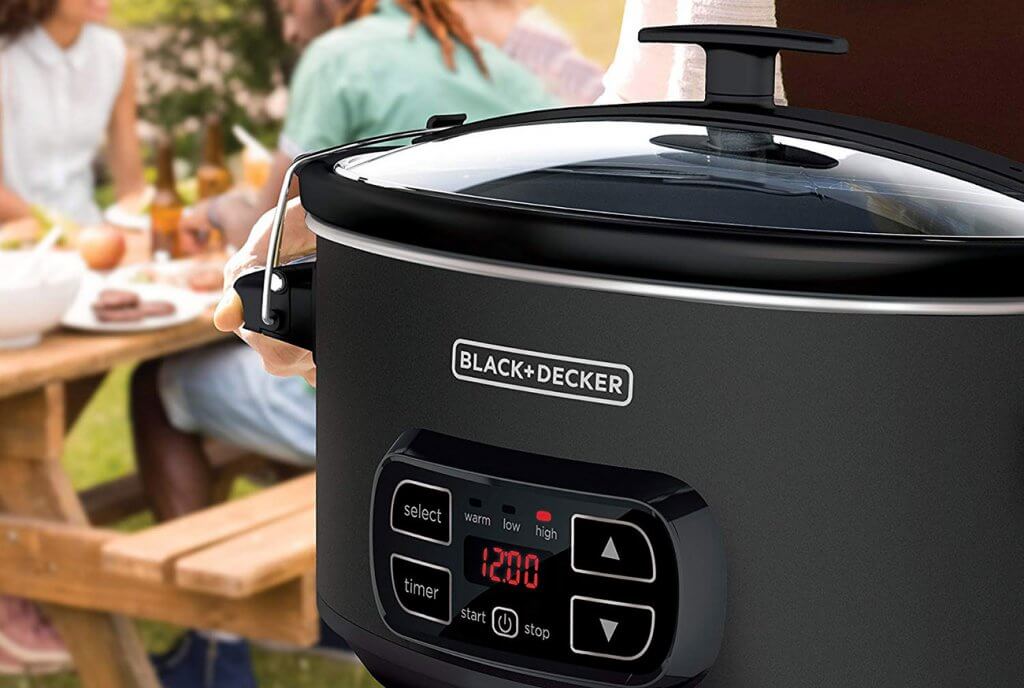 BLACK+DECKER Slow Cooker used for a garden party