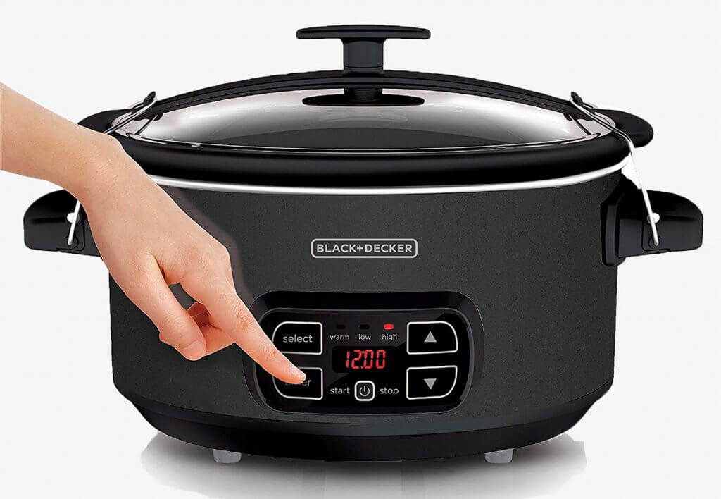 Display of the BLACK+DECKER Slow Cooker
