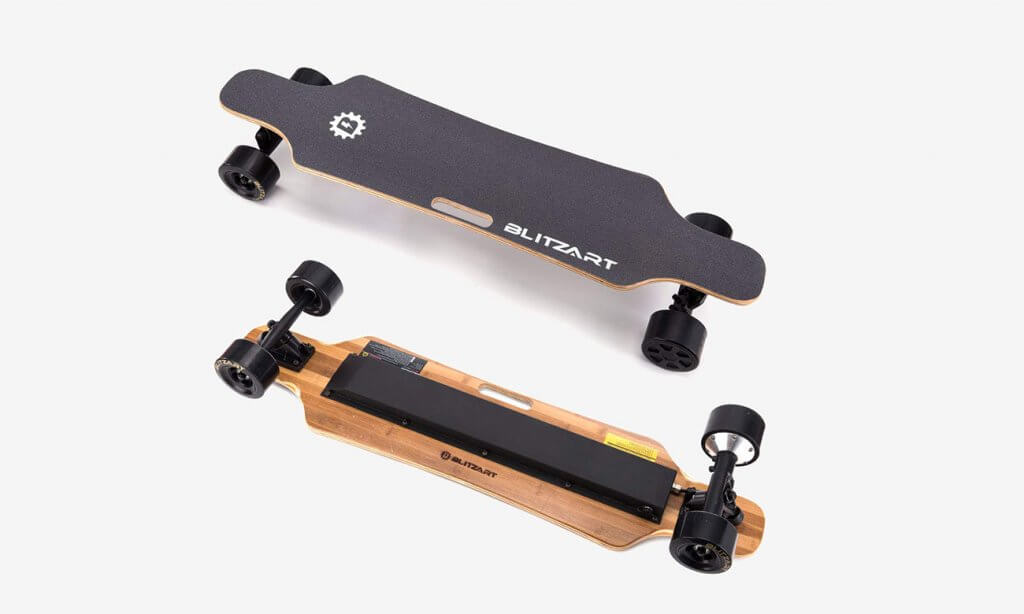 BLITZART Huracane Electric Longboard