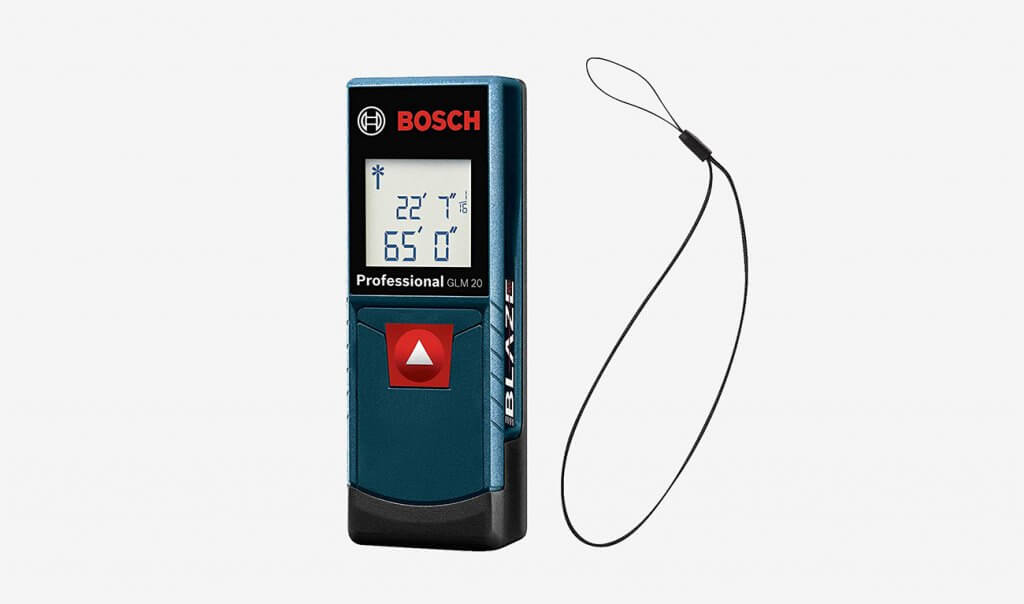 Bosch BLAZE Laser Distance Measurer and leash
