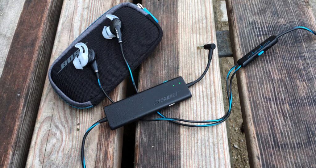 Bose QuietComfort 20 outdoors