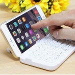 The iPhone 6 Plus Bluetooth Keyboard makes quick work of texts and emails