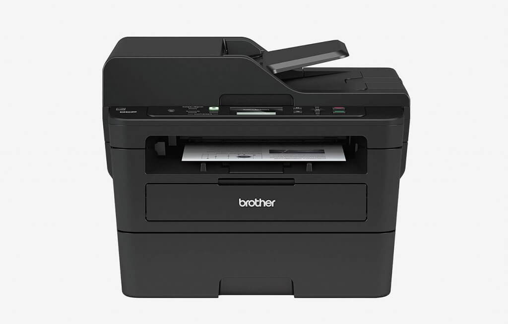Brother DCPL2550DW Monochrome Laser Printer, Compact Multifunction Printer, and Copier