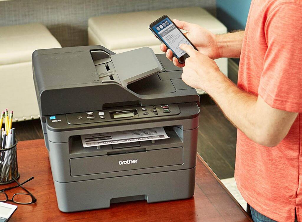 Brother DCPL2550DW and smartphone app