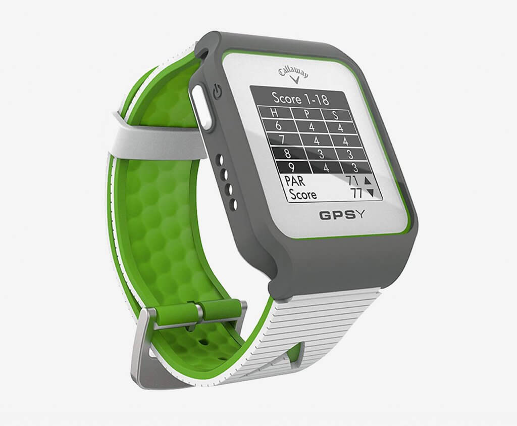 Callaway GPSy Golf Watch in white and green