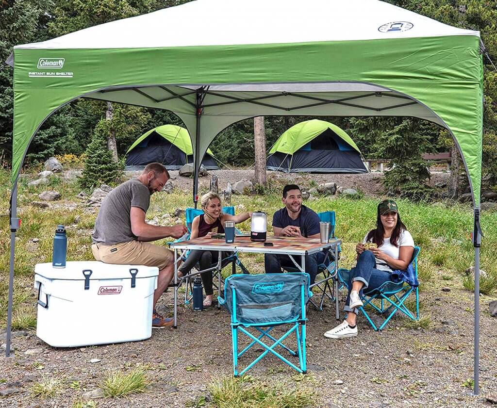 Camping with the Coleman Canopy Tent