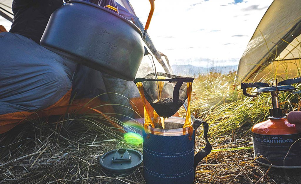 Camping with the GSI Outdoors Ultralight Coffee Maker