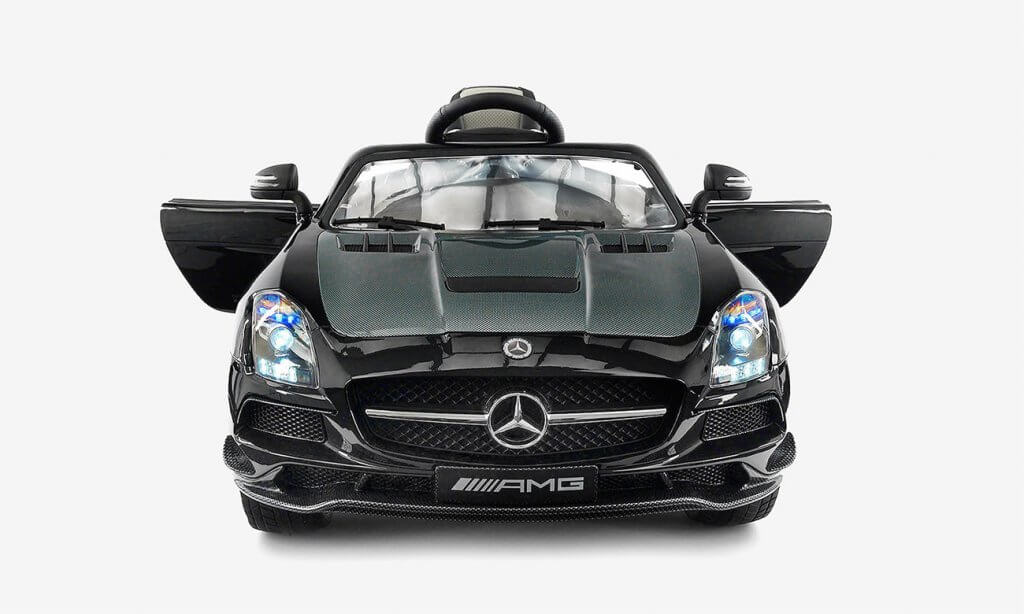 Carbon Black SLS AMG Mercedes Benz Car for Kids