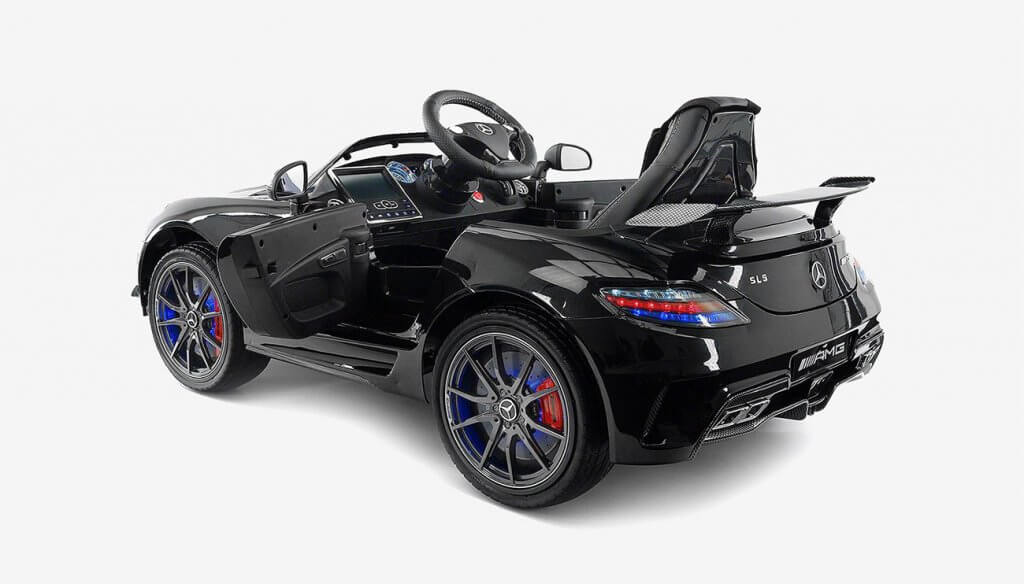 Carbon Black SLS AMG Mercedes Benz Car for Kids