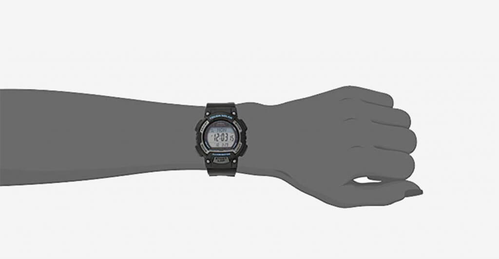 Casio Women's STL-S300H-1ACF on wrist