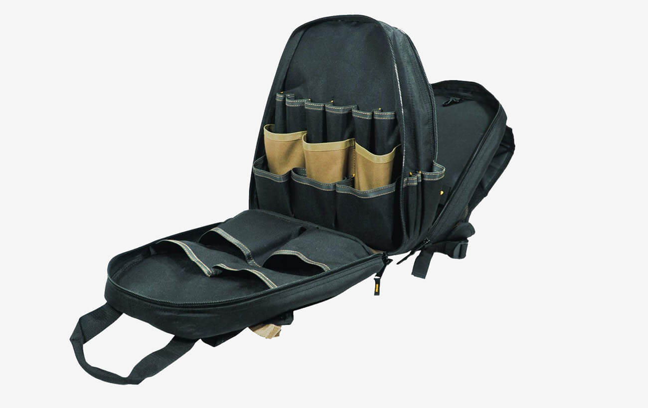 Open Carpenter’s Tool Backpack 