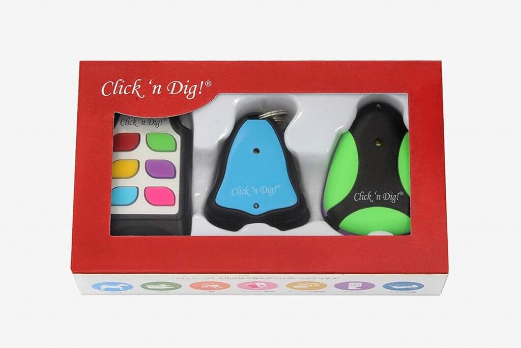 Click 'n Dig Model E4 Key Finder in packaging