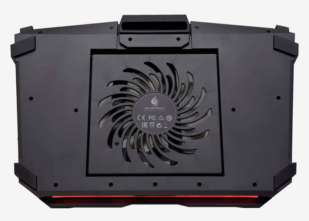 CM Storm SF-17 Gaming Laptop Cooling Stand fan