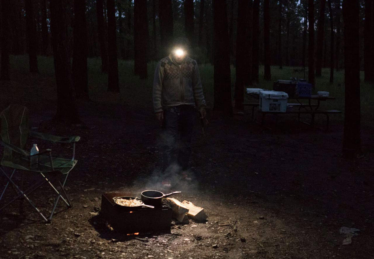 Cobiz 1-LED Durable Headlamp used for camping