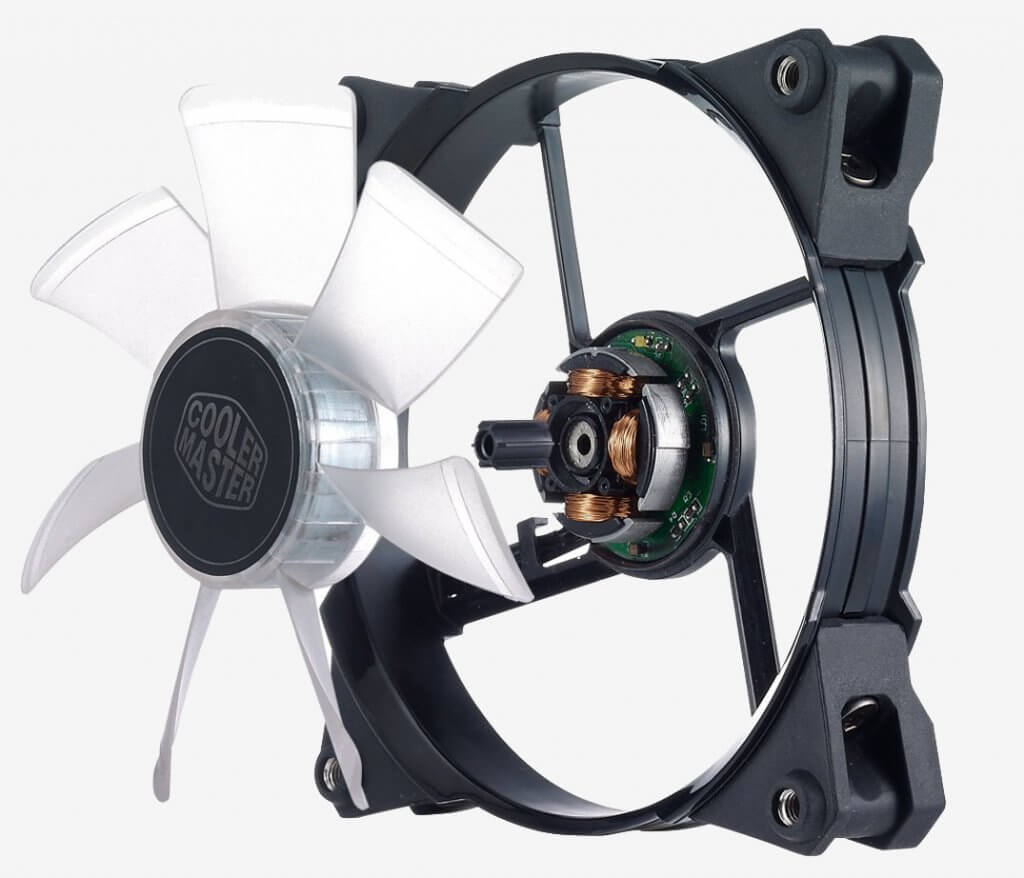Cooler Master JetFlo 120 disassembled