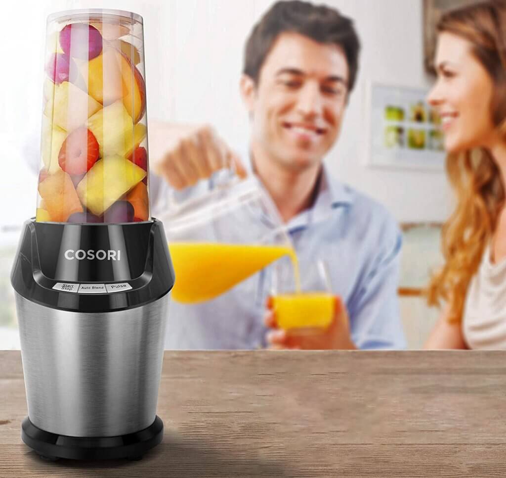 COSORI Personal Blender used for a smoothie