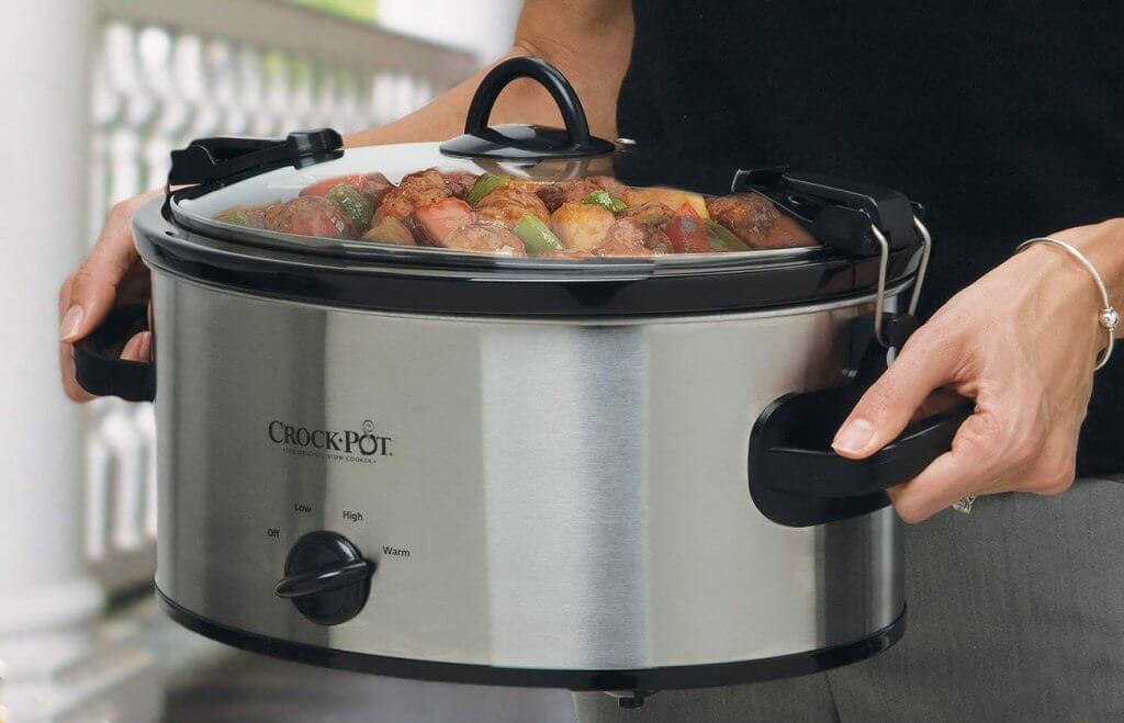 Crock-Pot Cook & Carry Manual Slow Cooker in the kitchen