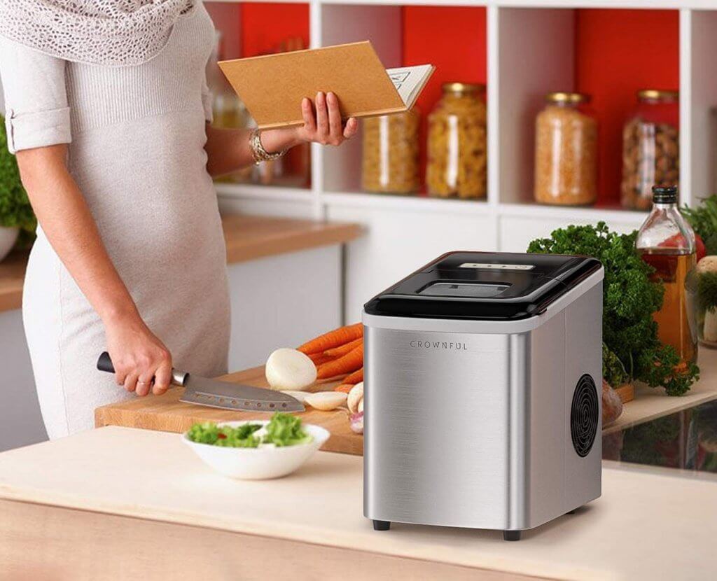 Crownful CF-IM01 Ice Maker Machine for Countertop