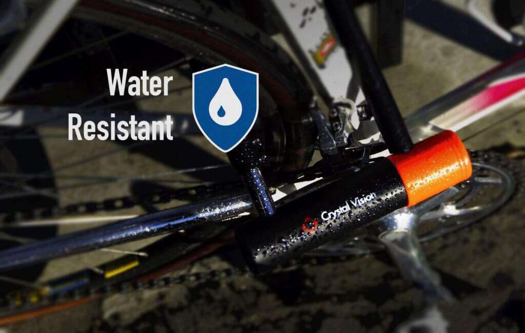 Crystal Vision SHBLA 130db U-Lock on a bike