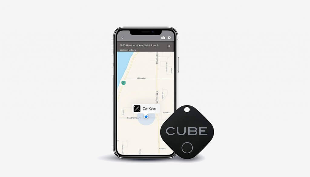 CUBE Smart Tracker and phone app