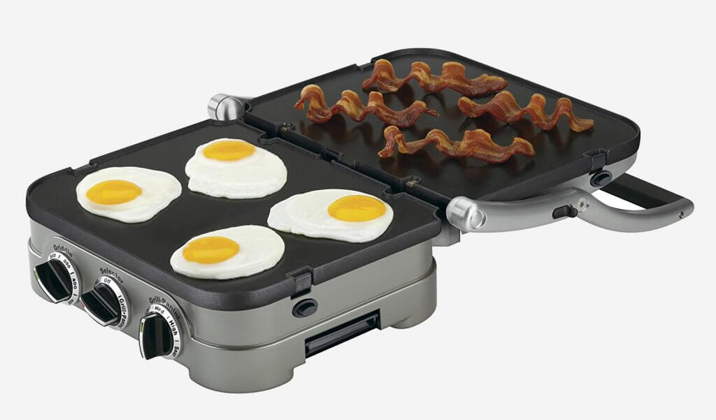 Cuisinart GR-4N bacon and eggs