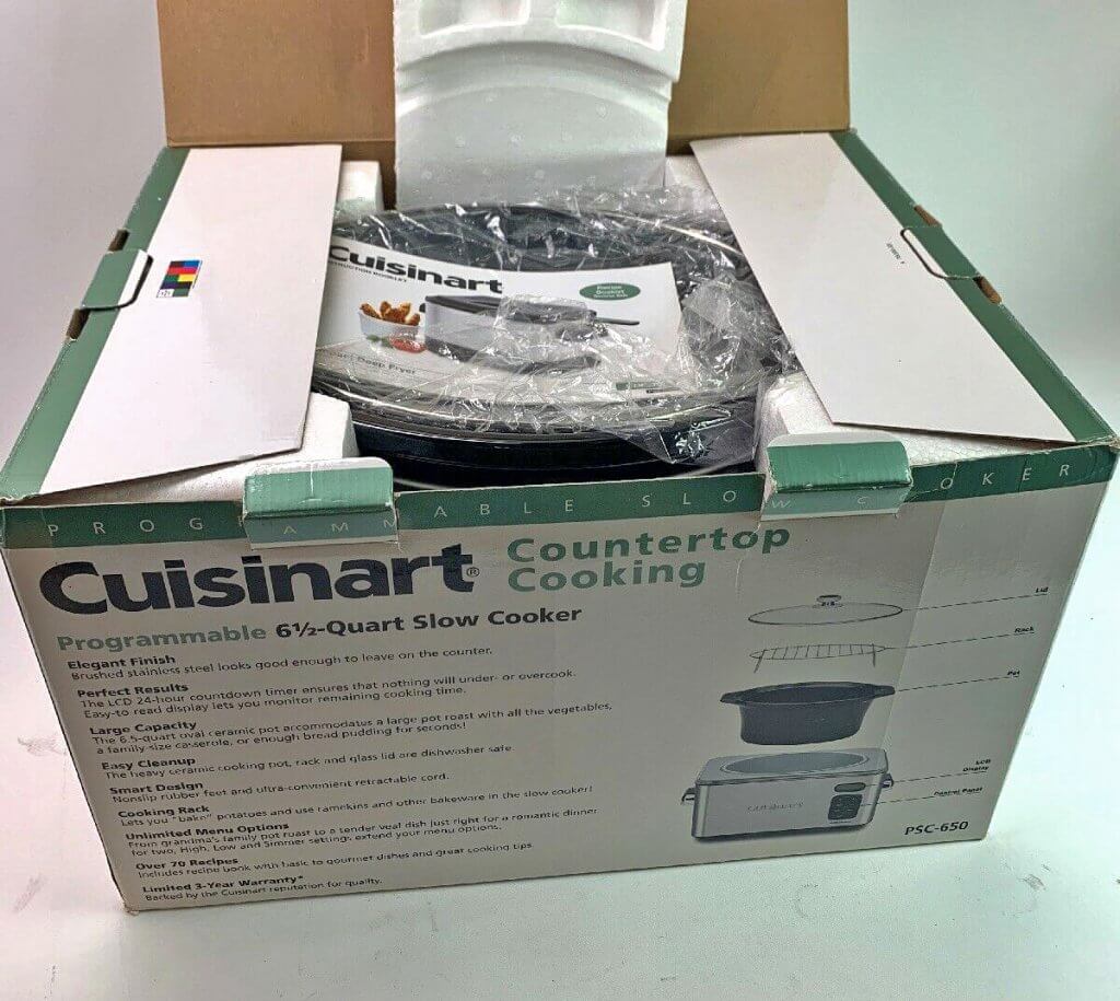 Cuisinart PSC-650 Slow Cooker packaging