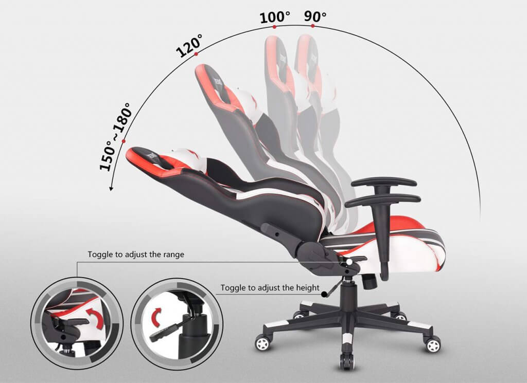 DESINO Gaming Chair reclining