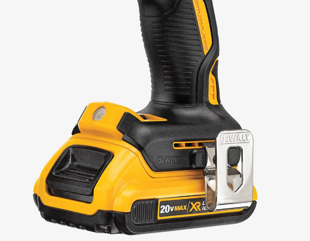 DEWALT 20V MAX XR Brushless Drill & Driver (DCD791D2) grip