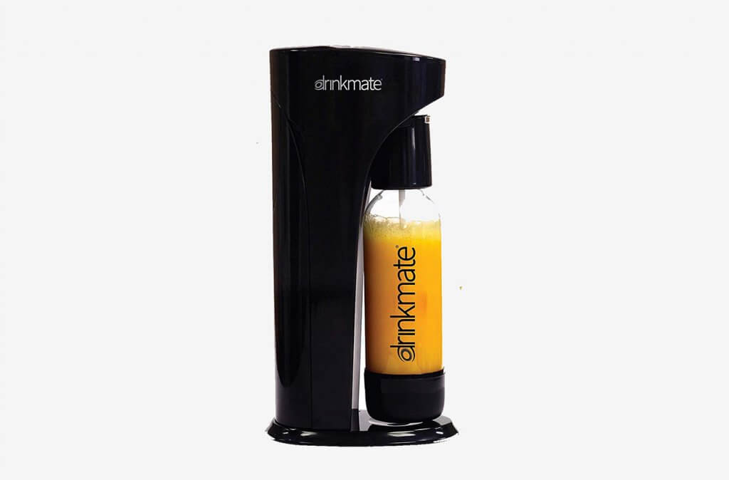 DrinkMate Sparkling Water and Soda Maker used for juice