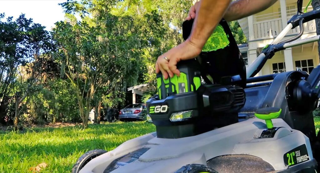 EGO Power+ Cordless Lawn Mower battery