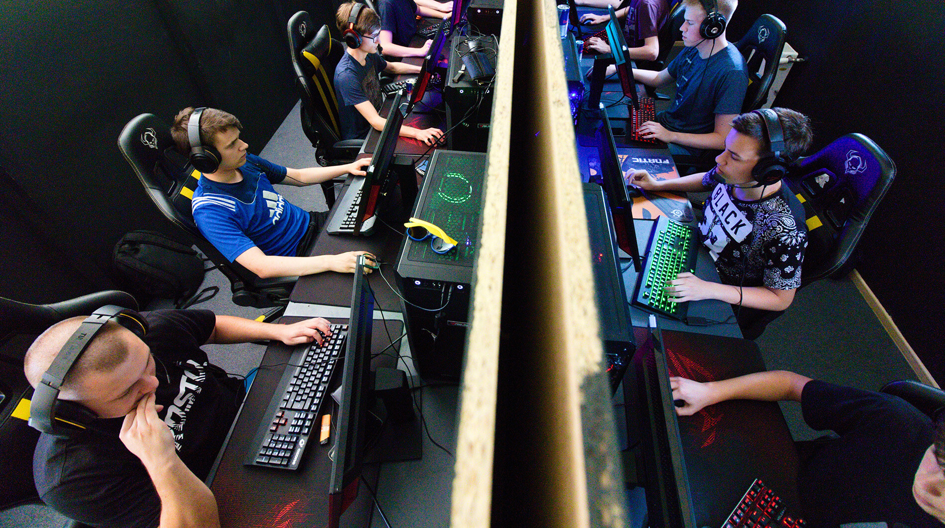 Gaming equipment of Esports tournament
