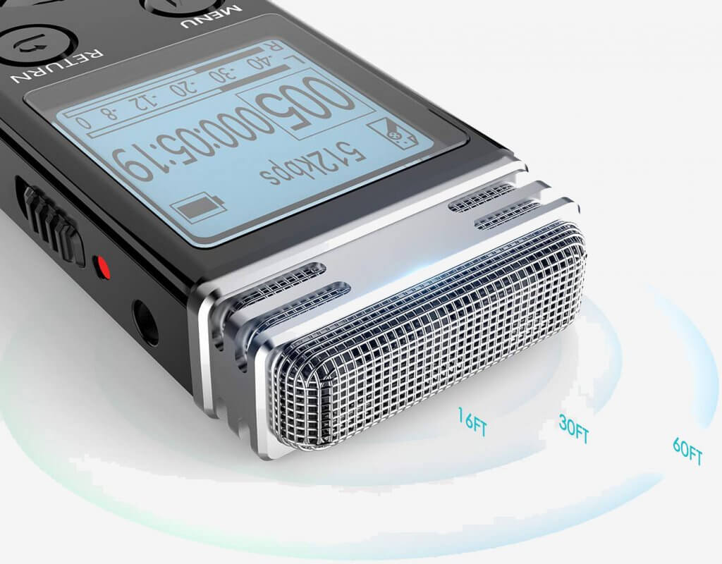 EVISTR V508 16gb Digital Voice Recorder