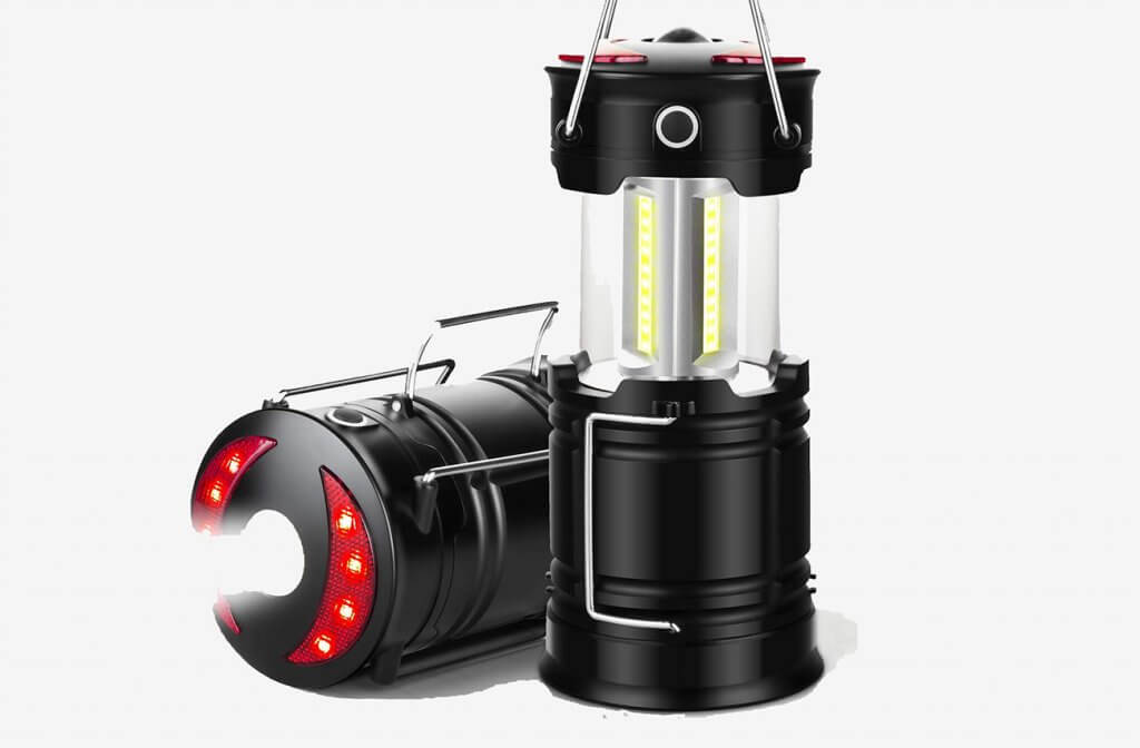 EZORKAS 2 Pack LED Camping Lanterns