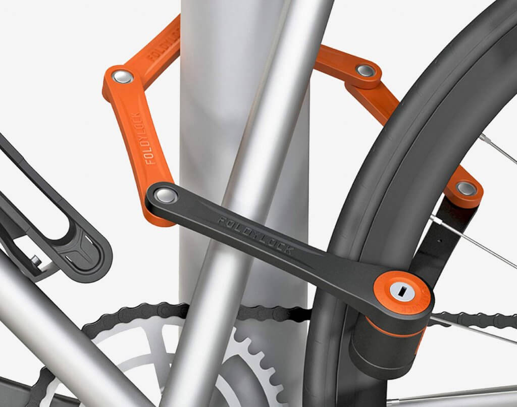 FOLDYLOCK Compact Extreme on a bike frame