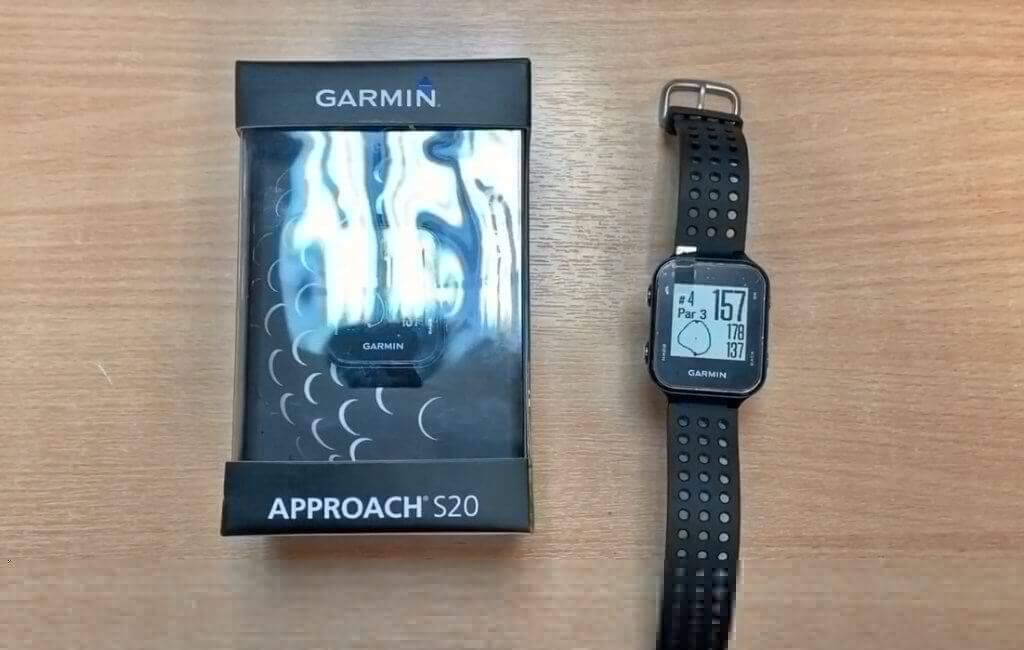 Garmin Approach S20 and box