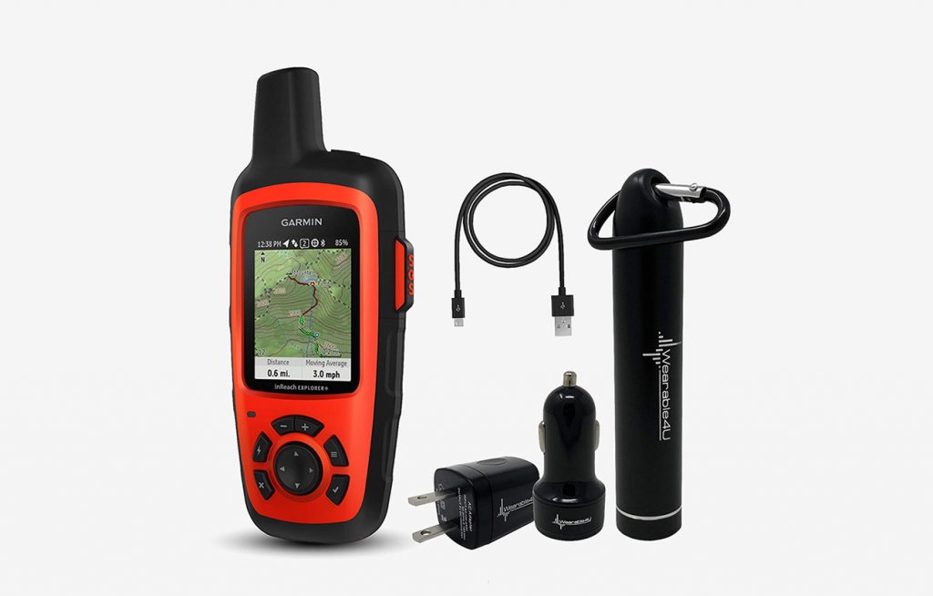 Garmin InReach Explorer+ and accessories